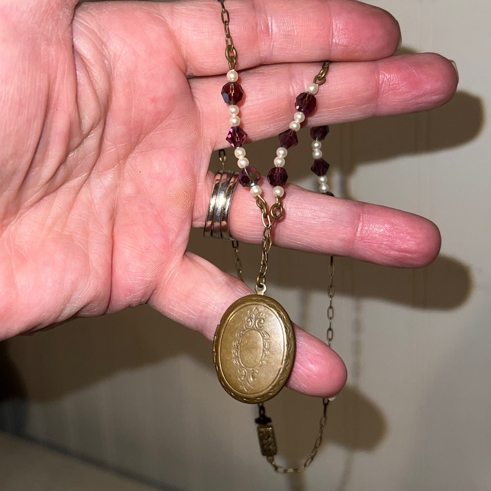 Liz Palacios locket necklace